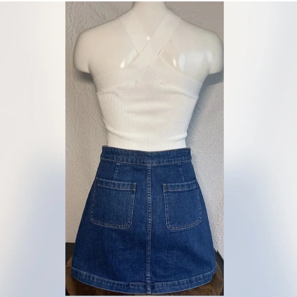Madewell zip denim